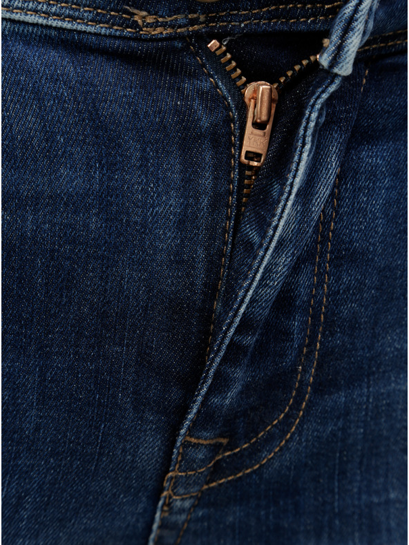 ONLY Kék skinny fit farmernadrág szakadt hatással CSAK