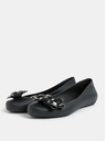 Zaxy Fekete balerinák virágos applikációval a lábujjon Zaxy Flower