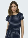 ONLY Fehér és kék női csíkos ruha ONLY