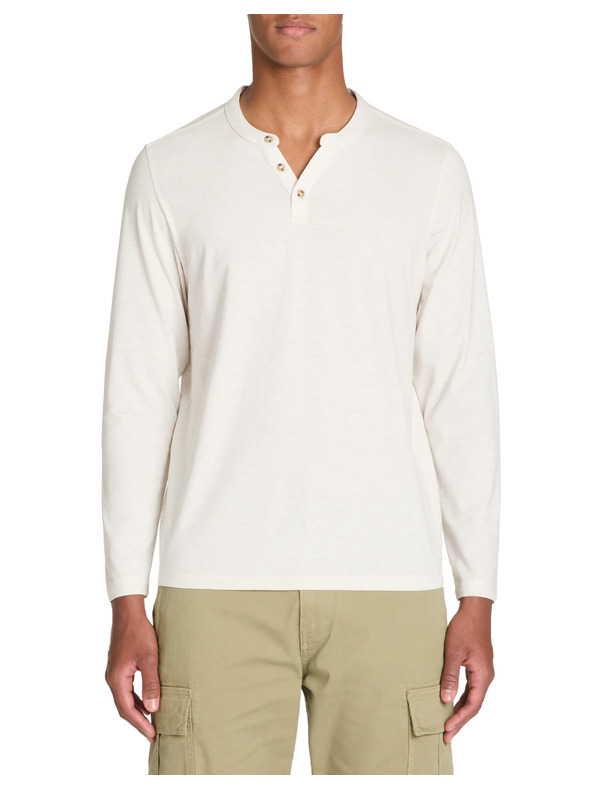 Celio Krémszínű férfi hosszú ujjú póló Celio Fegetiml