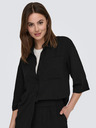 Jacqueline de Yong Fekete női rövid ujjú ing JDY