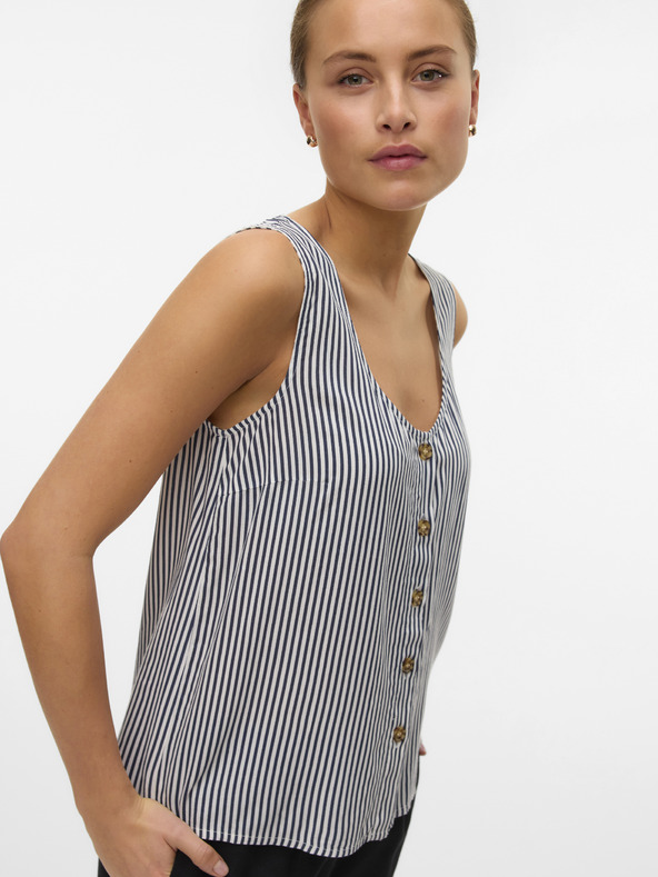 Vero Moda Fehér és kék női csíkos blúz Vero Moda