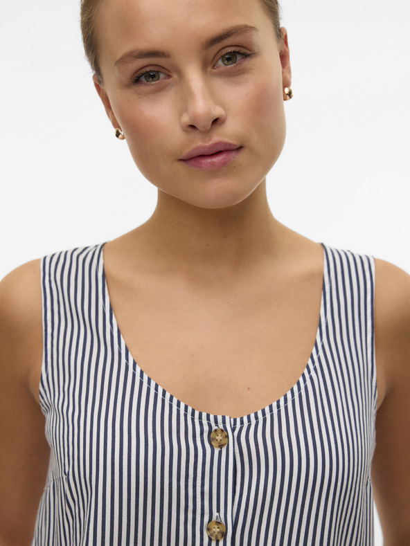 Vero Moda Fehér és kék női csíkos blúz Vero Moda