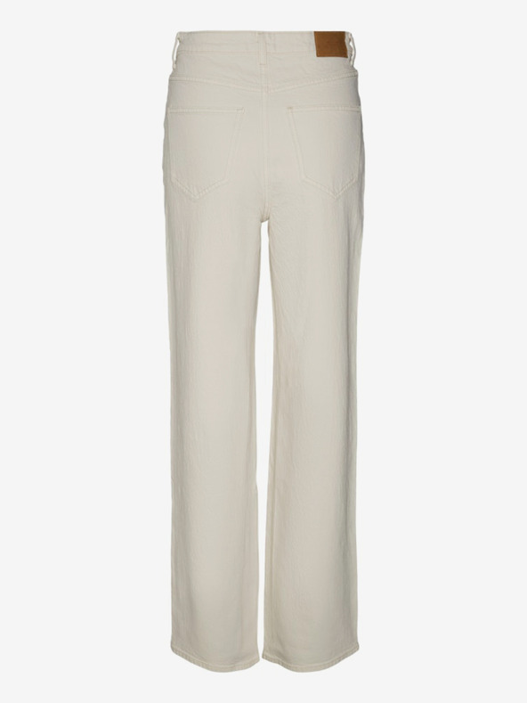 Vero Moda Krémszínű női farmernadrág Vero Moda Tessa