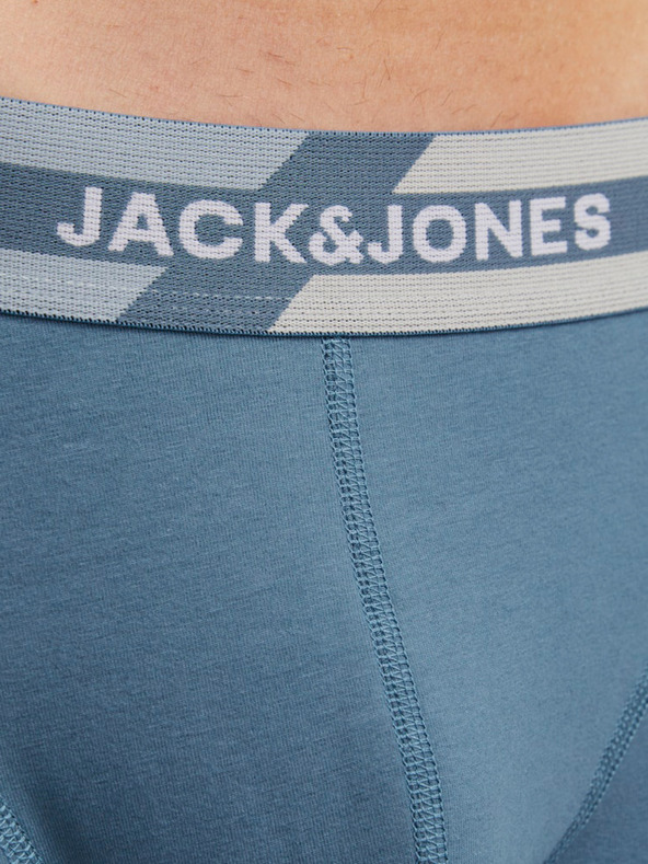Jack & Jones Három darabos Jack & Jones férfi boxeralsó készlet kék, szürke és fekete színben