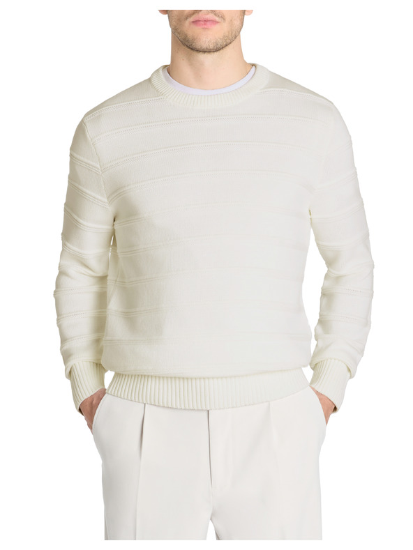 Celio Krém színű férfi pulóver Celio Leaaron