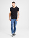Jack & Jones Jack & Jones két darab fekete, v-nyakú pólóból álló alapkészlet Jack & Jones