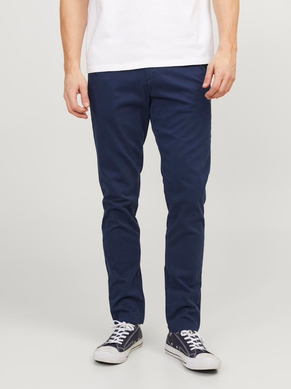 Jack & Jones Sötétkék chino nadrág Jack & Jones Marco