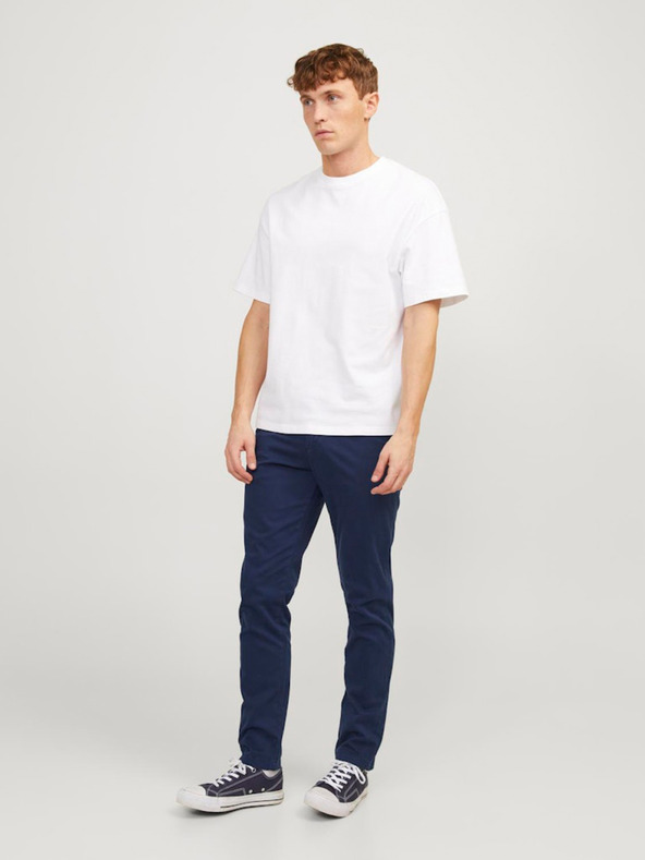 Jack & Jones Sötétkék chino nadrág Jack & Jones Marco