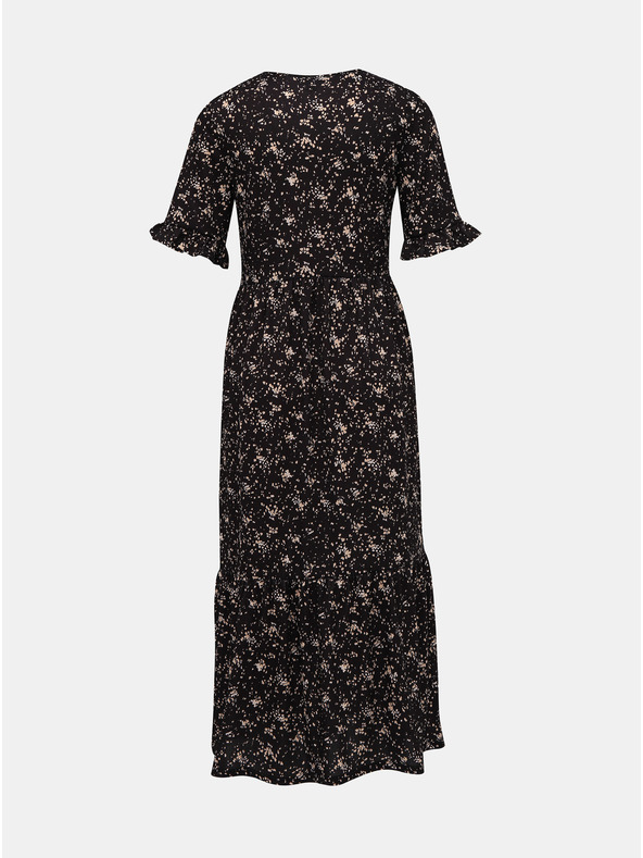 Miss Selfridge Fekete mintás maxiruha Miss Selfridge