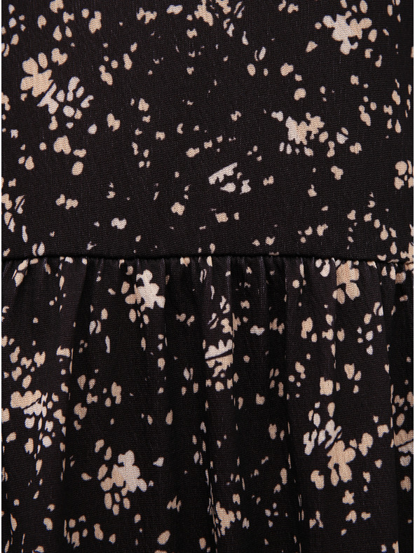 Miss Selfridge Fekete mintás maxiruha Miss Selfridge