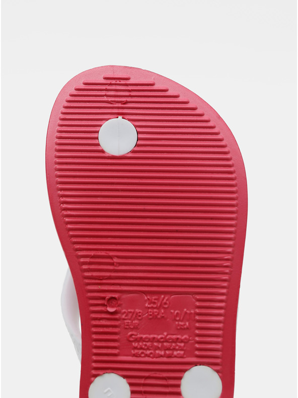 Ipanema Rózsaszín és fehér lány flip flopok Ipanema