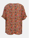 ONLY Rózsaszín és narancssárga virágos laza blúz ONLY Nova