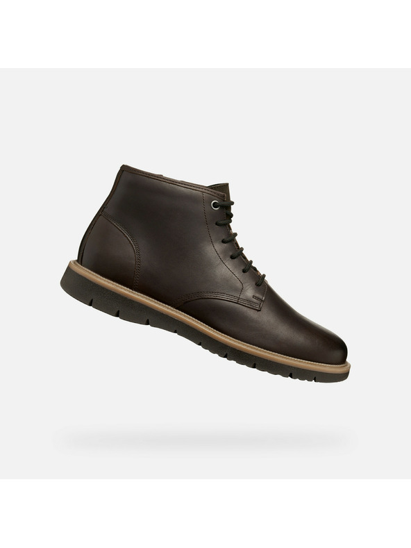Geox Geox Pove sötétbarna férfi bokacsizma