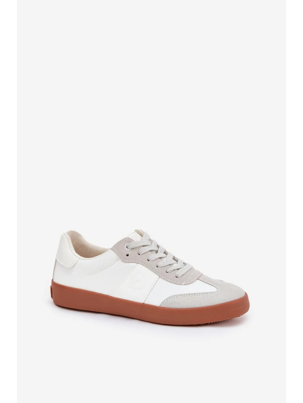 BIG STAR SHOES Big Star fehér-szürke női vászoncipő