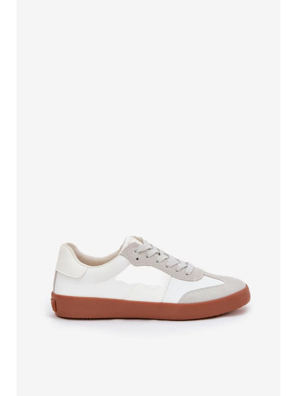 BIG STAR SHOES Big Star fehér-szürke női vászoncipő