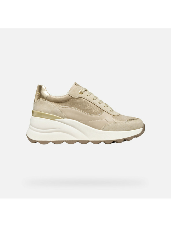 Geox Krémszínű női Geox Spherica EC13 tornacipő