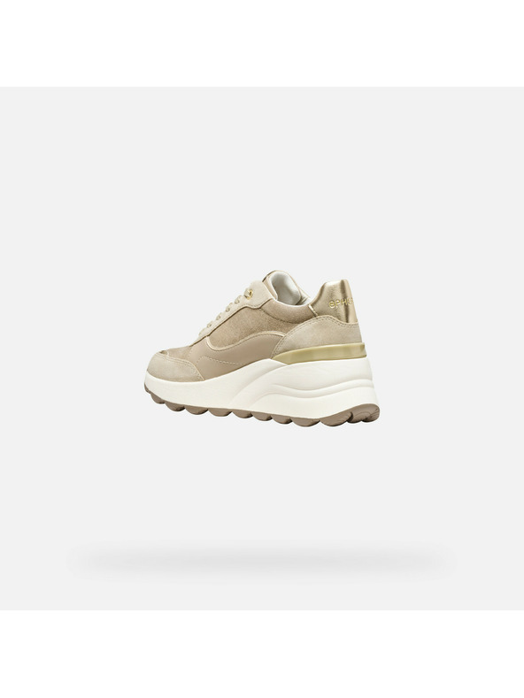 Geox Krémszínű női Geox Spherica EC13 tornacipő