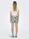 ONLY Fehér női mintás rövidnadrág/szoknya EGYEDI Kiera