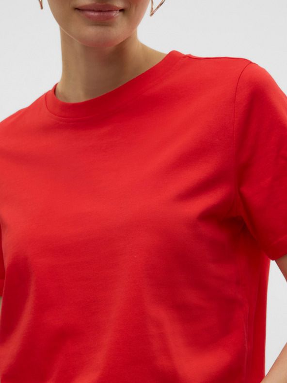 Vero Moda Piros Vero Moda női póló Paulina