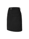 ALPINE PRO ALPINE PRO COREA fekete női szoknya