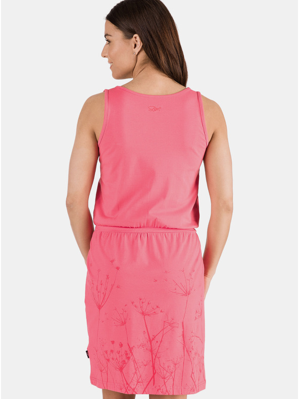 Sam 73 Rózsaszín SAM 73 nyomott mintás ruha