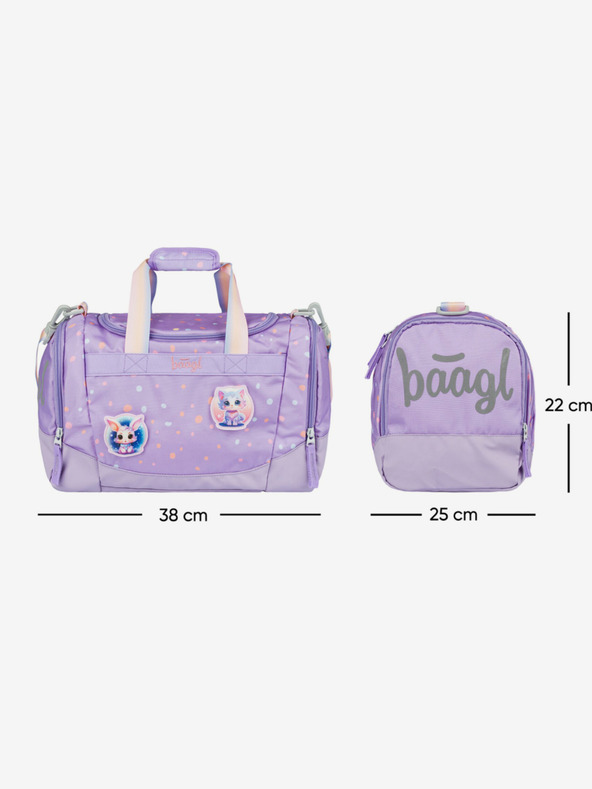 BAAGL  Baagl lila gyerek sporttáska Kedvencek
