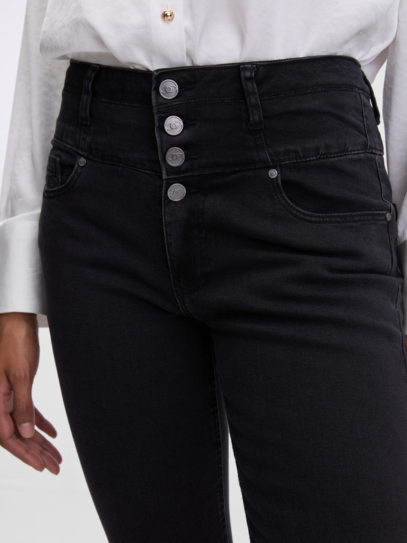 Orsay ORSAY Fekete női skinny fit farmer