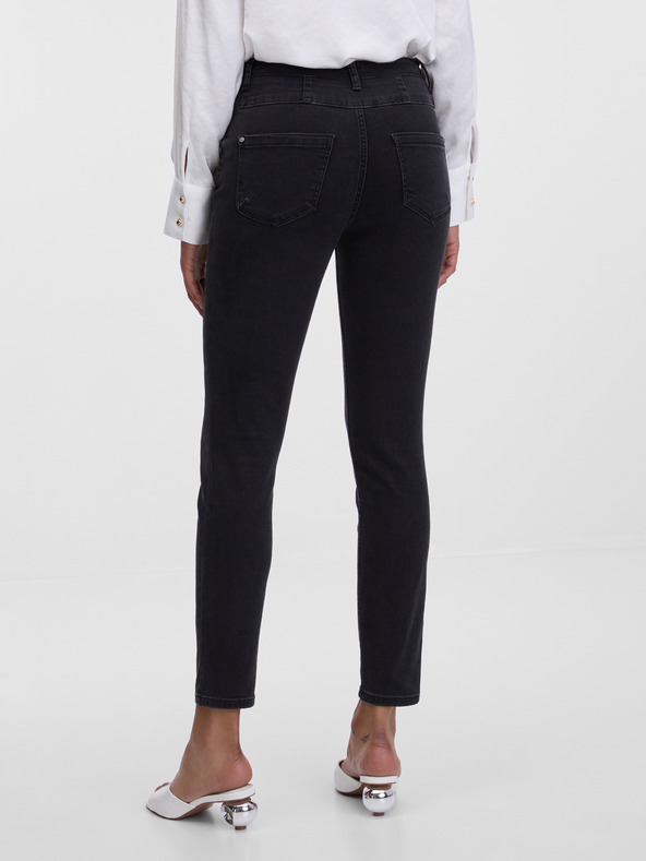Orsay ORSAY Fekete női skinny fit farmer