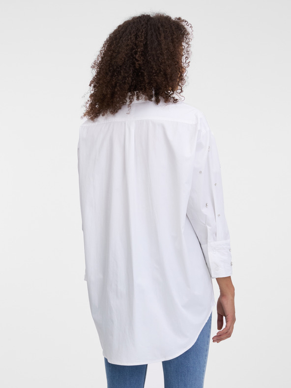 Orsay Fehér strasszos női ing ORSAY