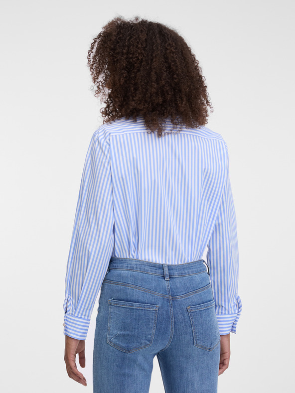 Orsay Világoskék csíkos női ing ORSAY