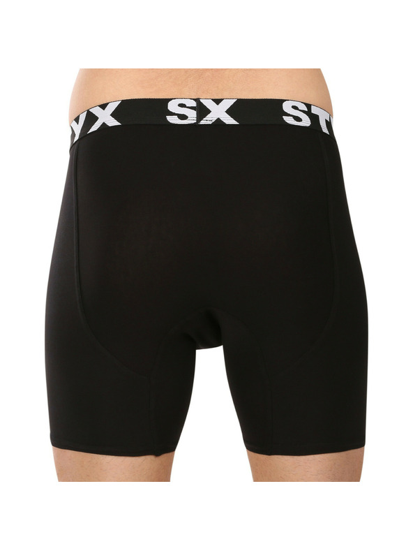 Styx Férfi boxeralsó Styx long sport gumival, fekete