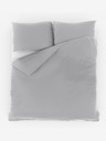 Kvalitex Francia muszlin ágynemű 240x200, 70x90cm világosszürke Kvalitex