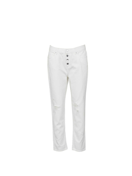 CAMAIEU Fehér slim fit farmer CAMAIEU