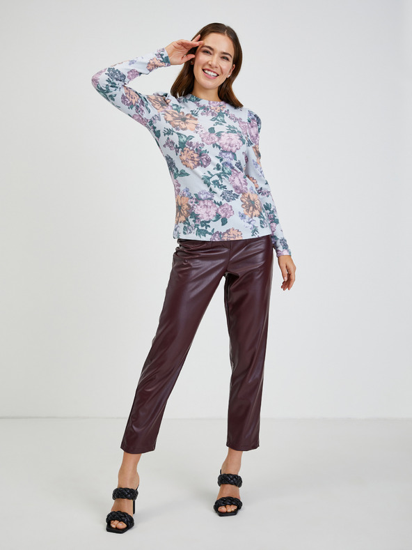 Orsay ORSAY vilgásoszürke női virágmintás póló