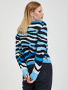 Orsay ORSAY fekete-kék mintás női pulóver