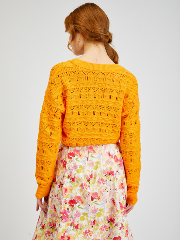 Orsay ORSAY narancssárga mintás női kardigán