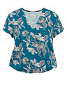 Orsay ORSAY petróleum női virágmintás blúz