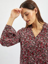 Orsay ORSAY borszínű virágmintás női blúz