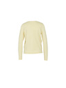 CAMAIEU Világossárga gombos pulóver