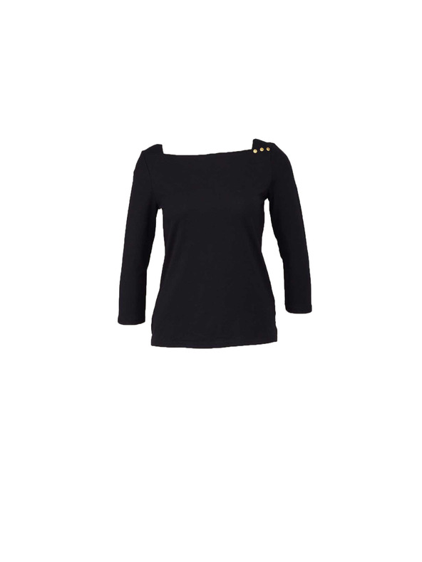 CAMAIEU Fekete hosszú ujjú CAMAIEU póló