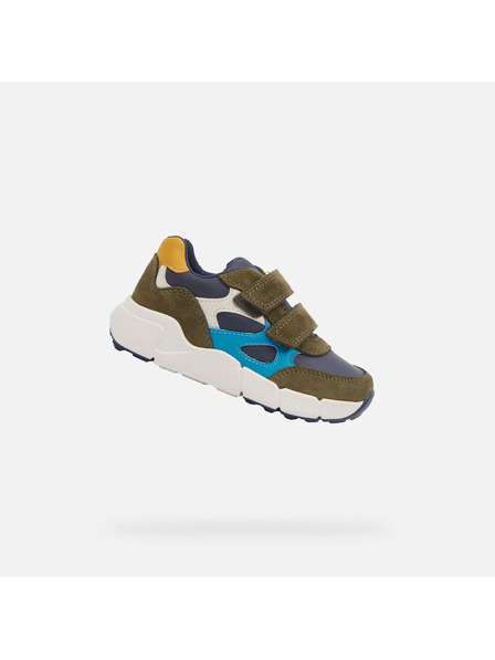 Geox Khaki kisfiú első lépés cipő Geox Flexyper Mini Boy