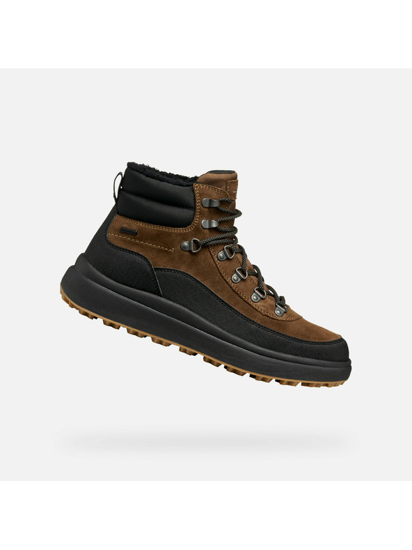 Geox Sötétbarna férfi bokacsizma Geox Granito + Grip B A