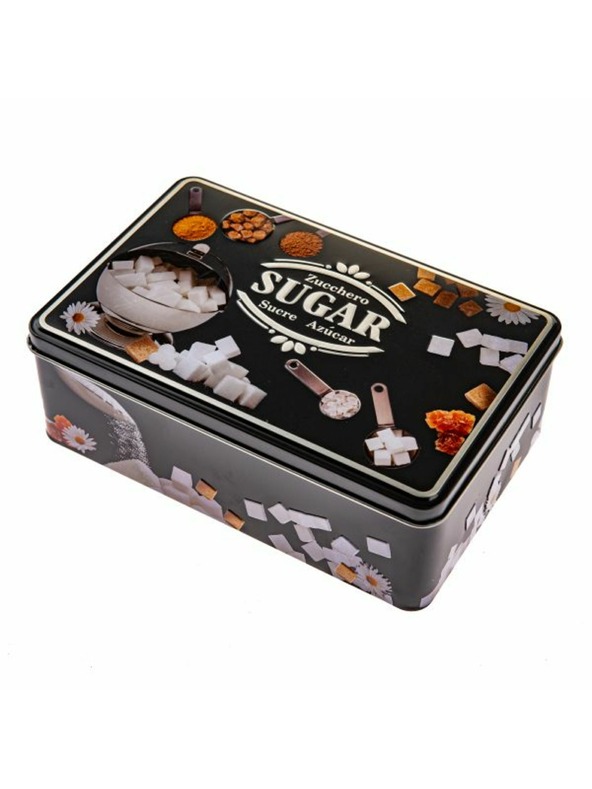 Casa de Engel Fém cukor tároló doboz (3D dizájn) 20 x 13 cm, /48