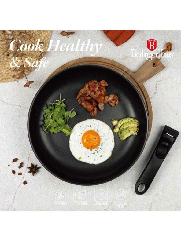 Berlingerhaus 9 db-os edénykészlet levehető fogantyúval Leonardo Collection BERLINGERHAUS