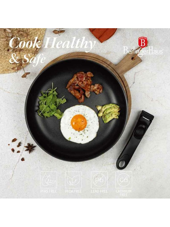 Berlingerhaus 12 db-os edénykészlet levehető fogantyúval Leonardo Collection BERLINGERHAUS