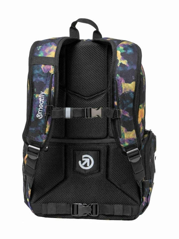 Meatfly Meatfly hátizsák Basejumper Dark Aquarel 22 L + TOLLTARTÓ | Térfogat 22 L