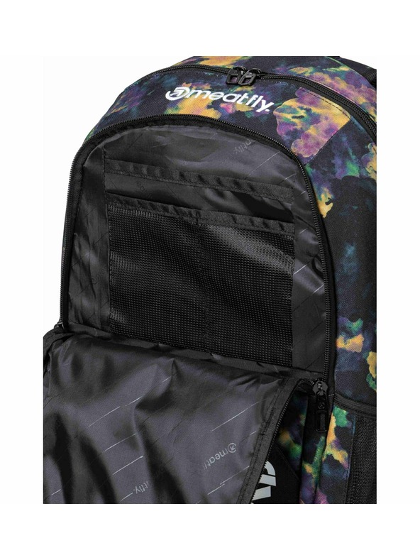 Meatfly Meatfly hátizsák Basejumper Dark Aquarel 22 L + TOLLTARTÓ | Térfogat 22 L