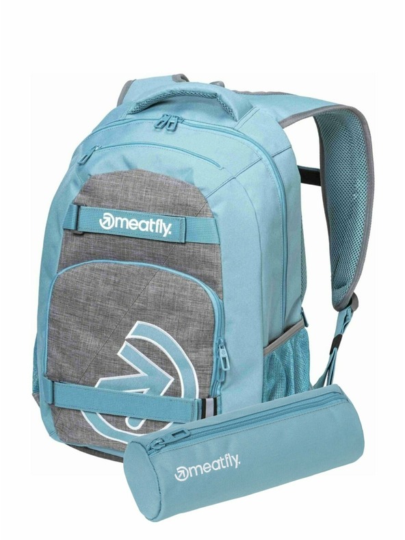 Meatfly Meatfly hátizsák Exile Grey Heather / Aqua 24 L + TOLLTARTÓ | Szürke | Térfogat 24 L
