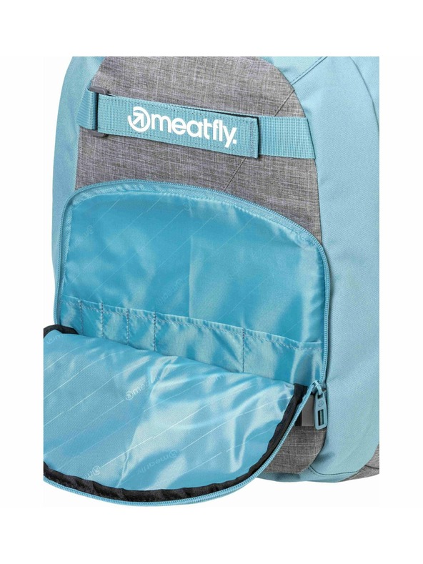 Meatfly Meatfly hátizsák Exile Grey Heather / Aqua 24 L + TOLLTARTÓ | Szürke | Térfogat 24 L